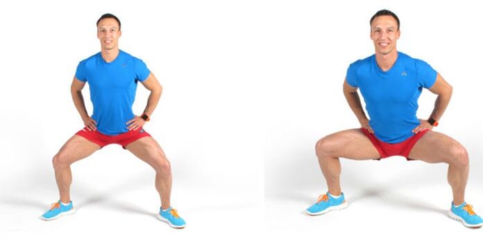 Plie squatting effectively increases a man’s potency